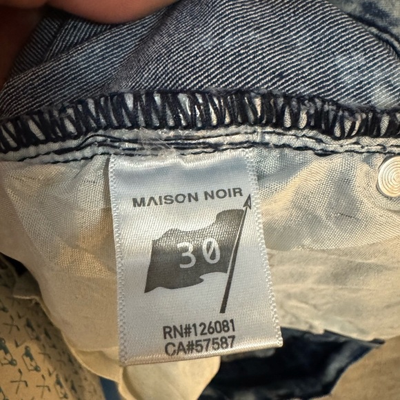 Skinny Gray Jeans with Vintage Distressed Finish - Picture 6 of 6